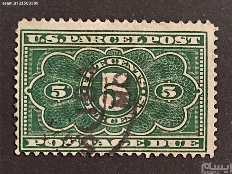 تمبر مالیاتی قدیمی چاپ آمریکا