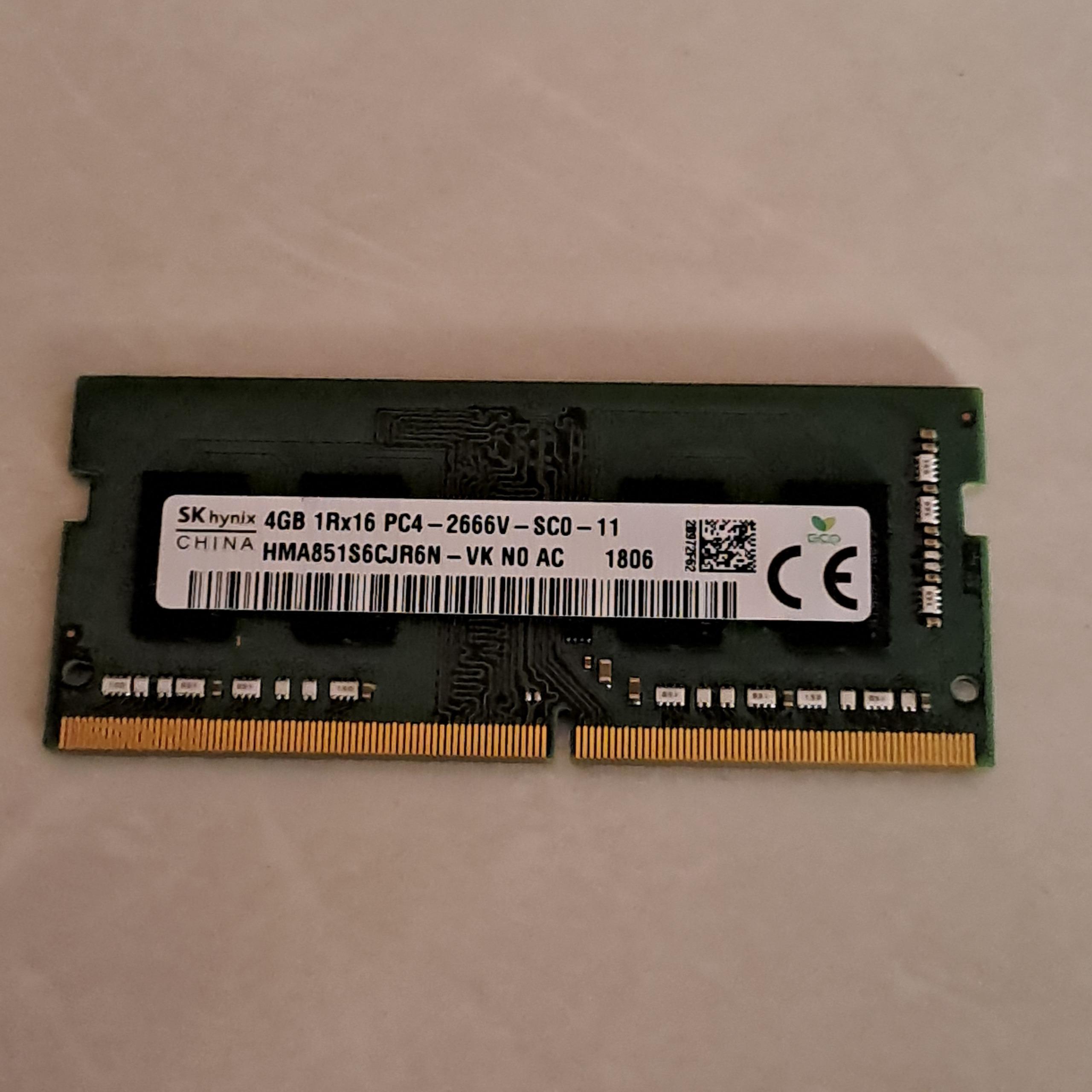 رم لپ تاپ 8GB pc4_2666v_sk hynix