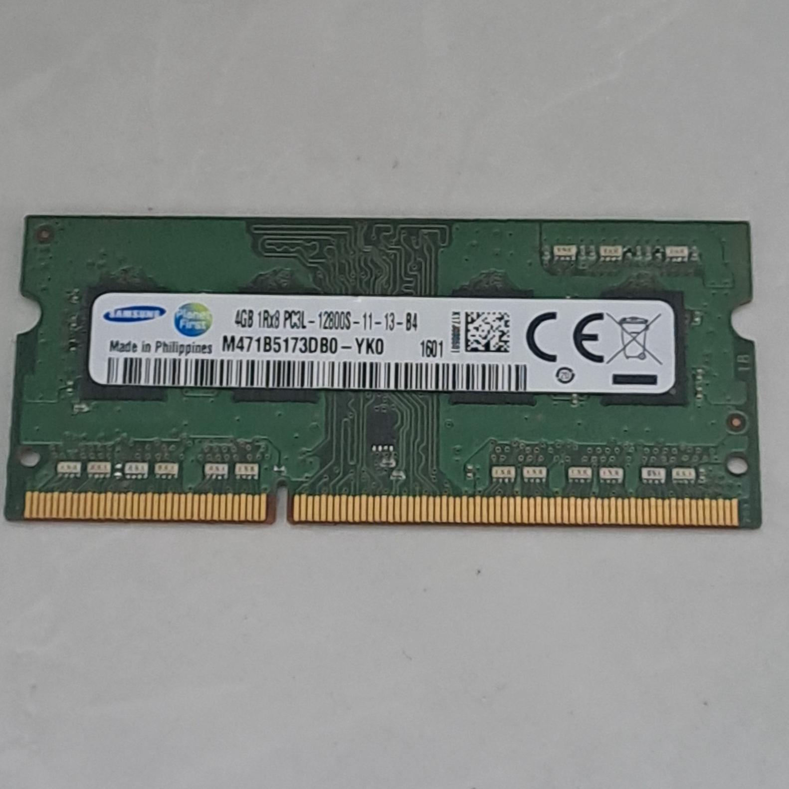 رم لپ تاپی 4gb pc3L باس 12800s