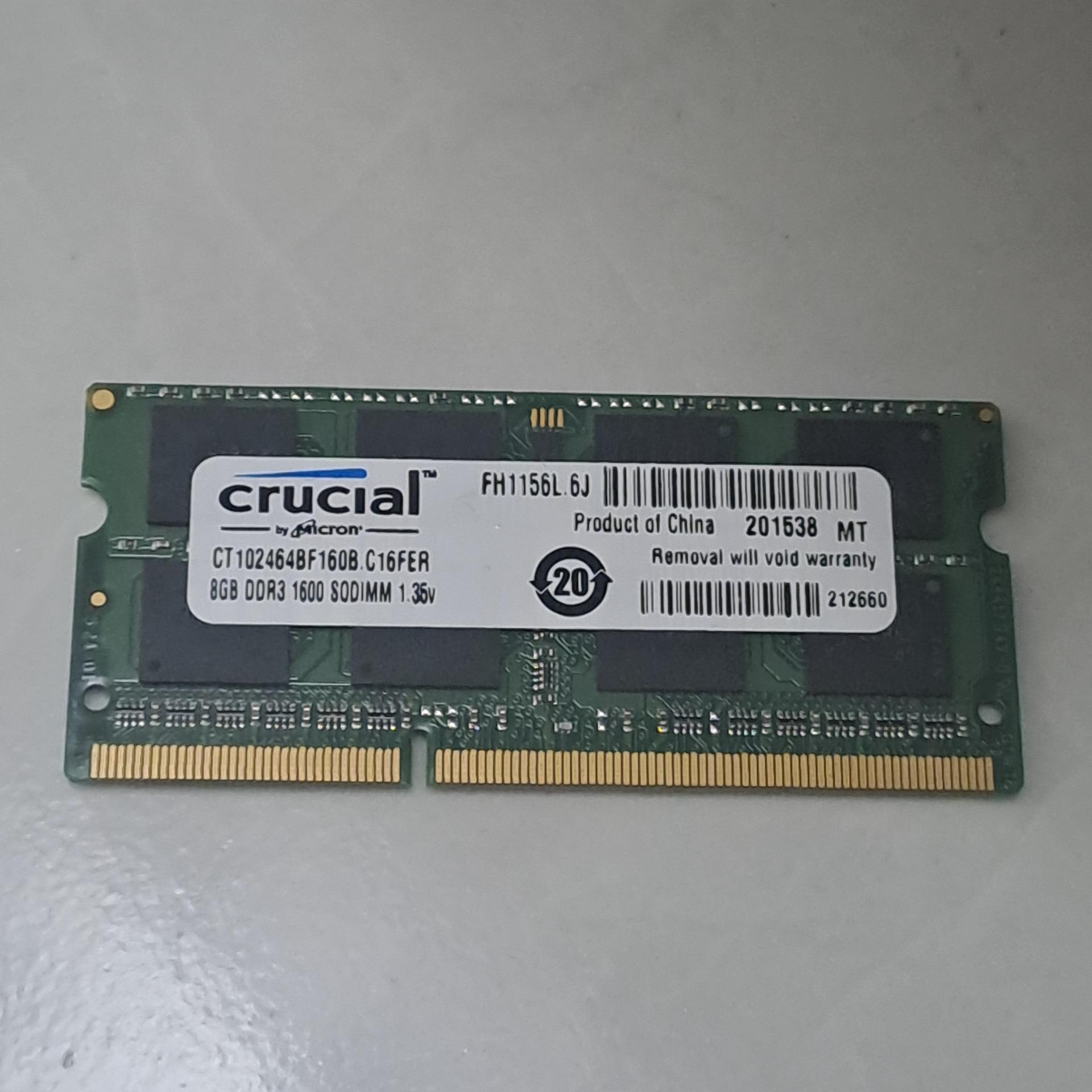 رم لپ تاپ 8GB pc3-1600