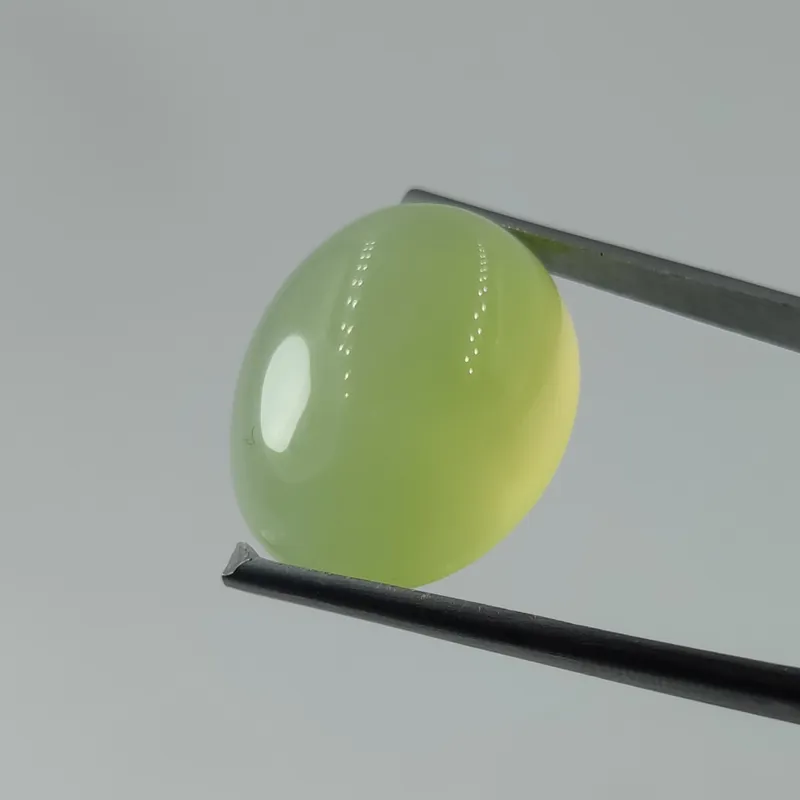 نگین سنگ عقیق سبز (فسفری) معدنی و طبیعی