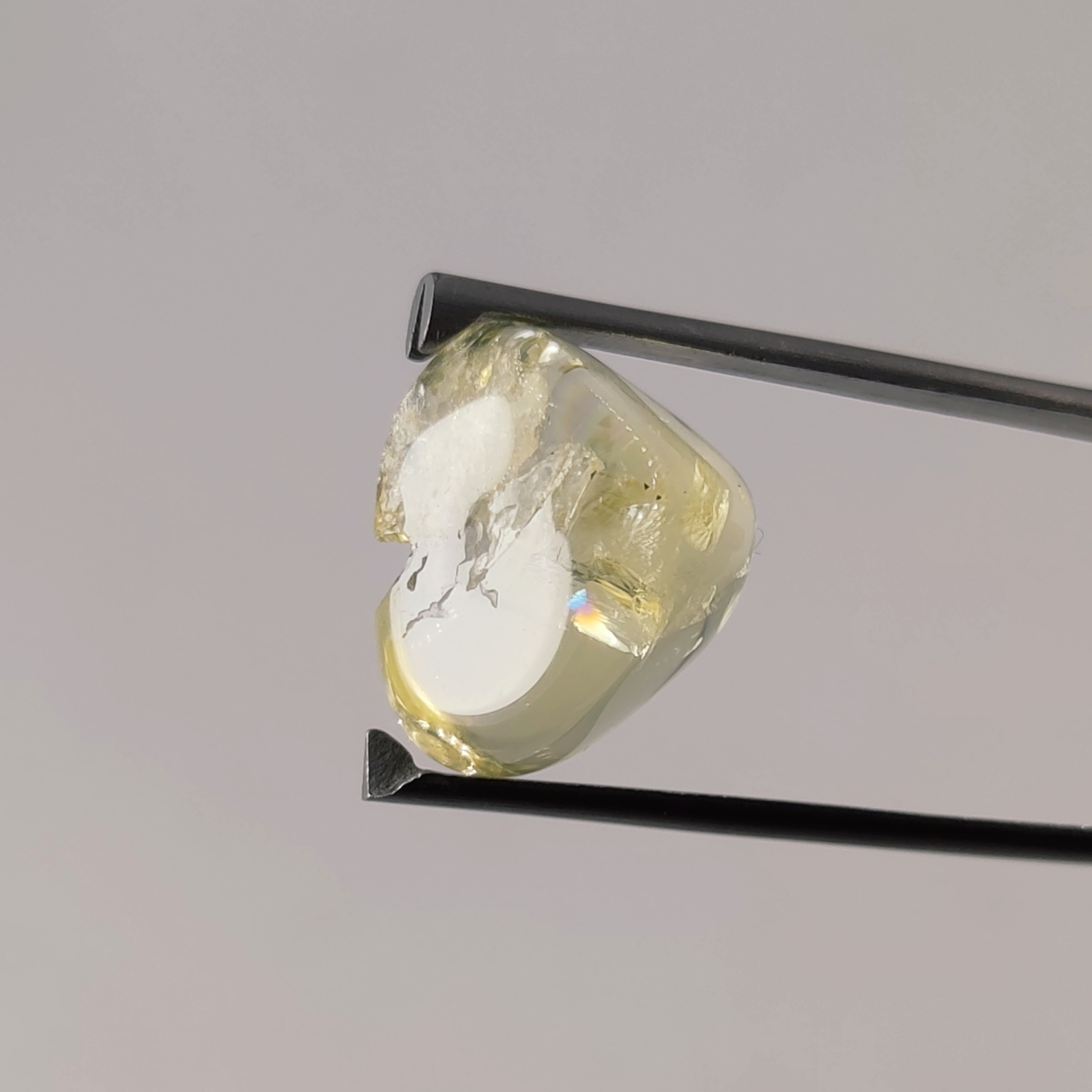 سنگ سیترین تامبلر (صیغلی شده) معدنی کشور برزیل