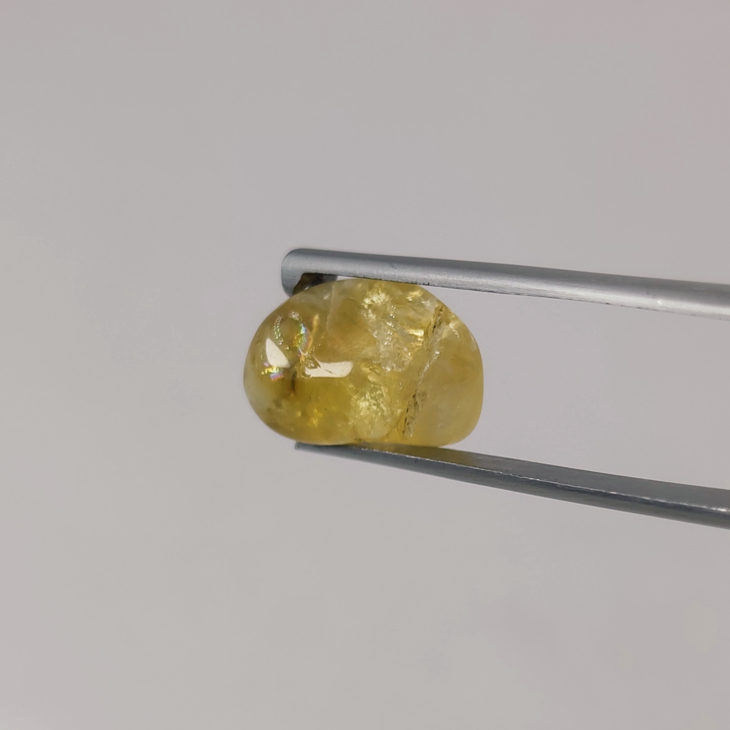 سنگ سیترین تامبلر (صیغلی شده) معدنی کشور برزیل