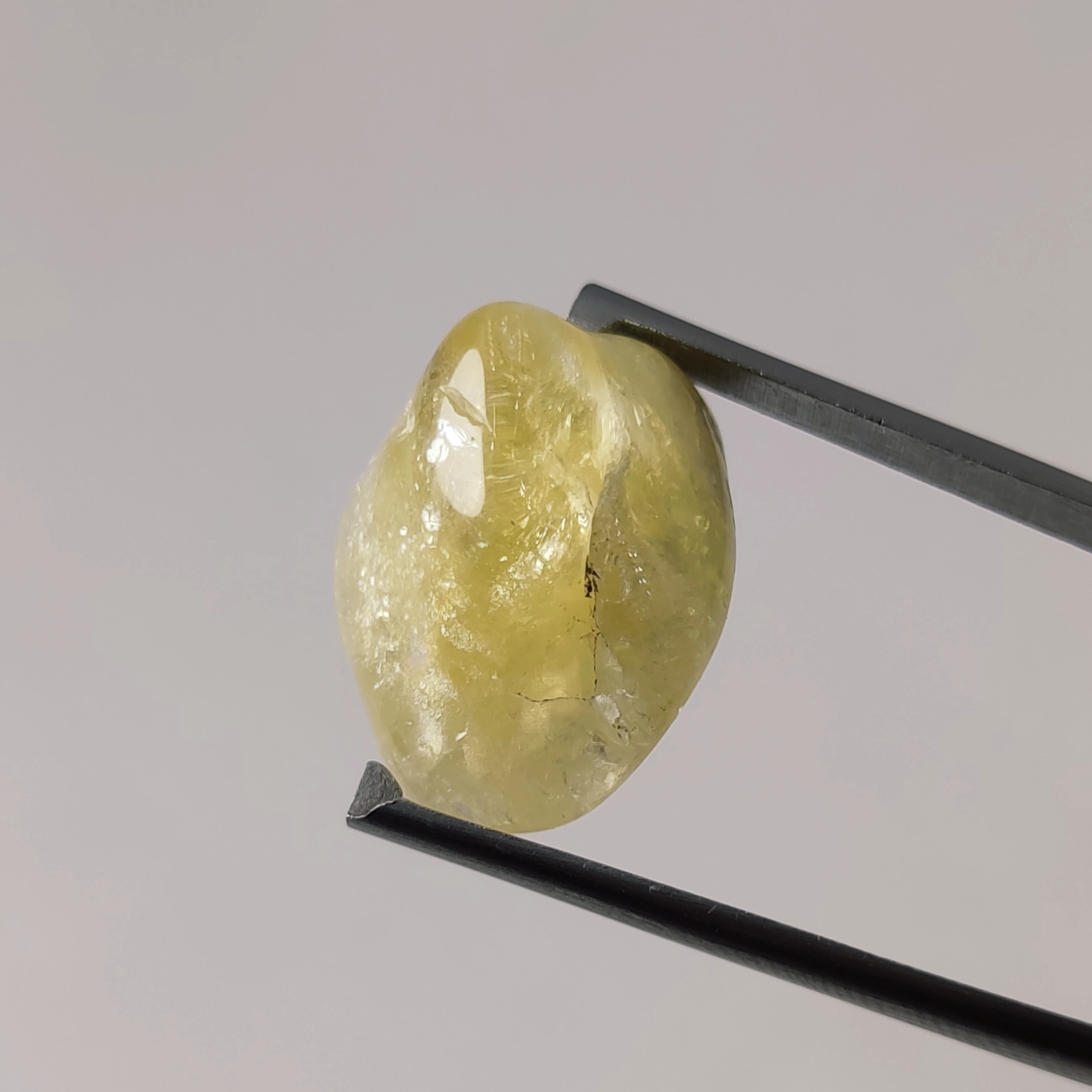 سنگ سیترین تامبلر (صیغلی شده) معدنی کشور برزیل