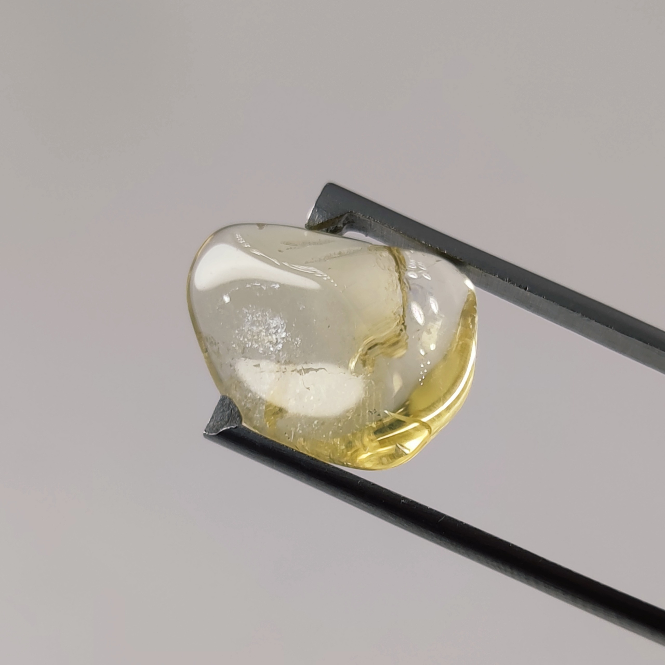 سنگ سیترین تامبلر (صیغلی شده) معدنی کشور برزیل