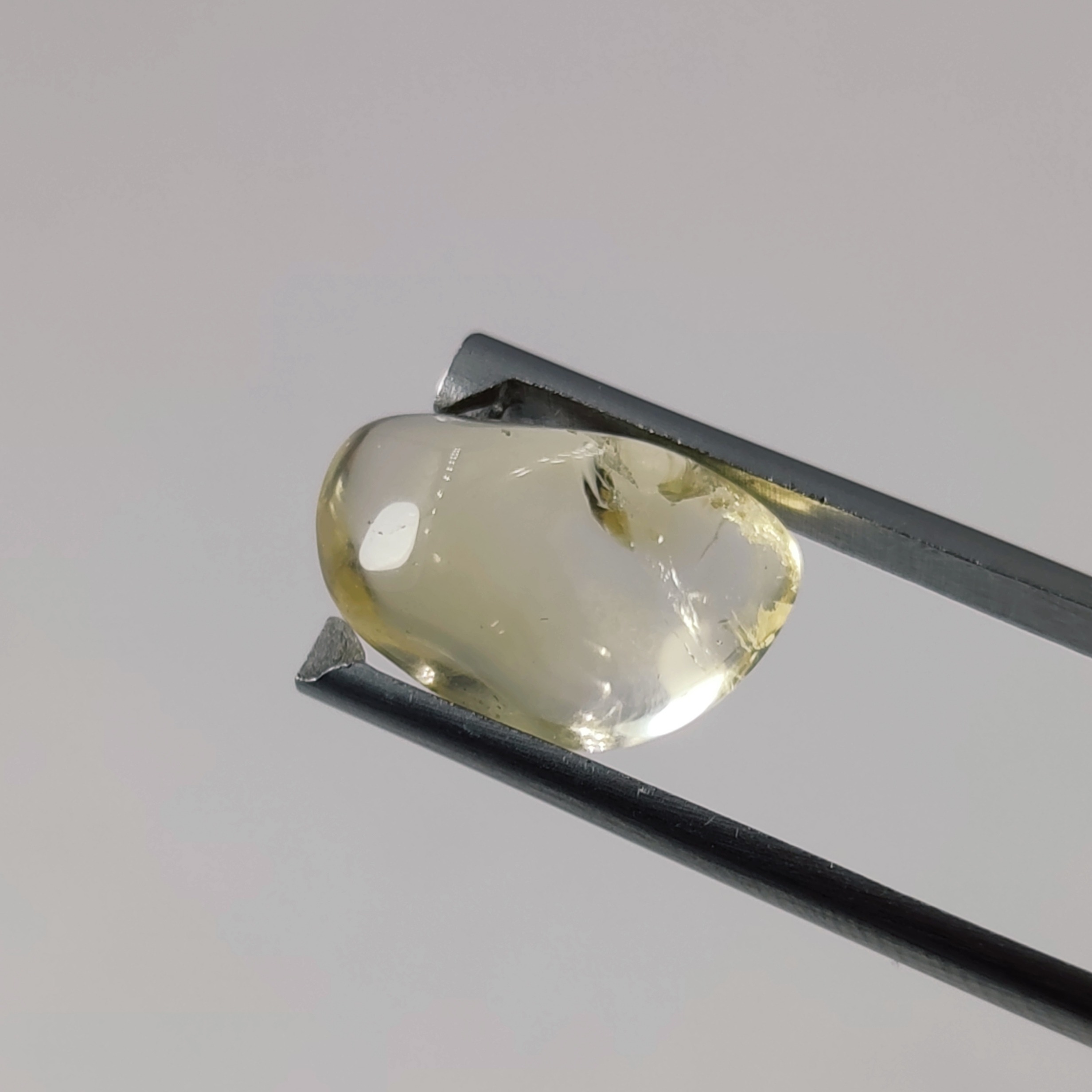 سنگ سیترین تامبلر (صیغلی شده) معدنی کشور برزیل