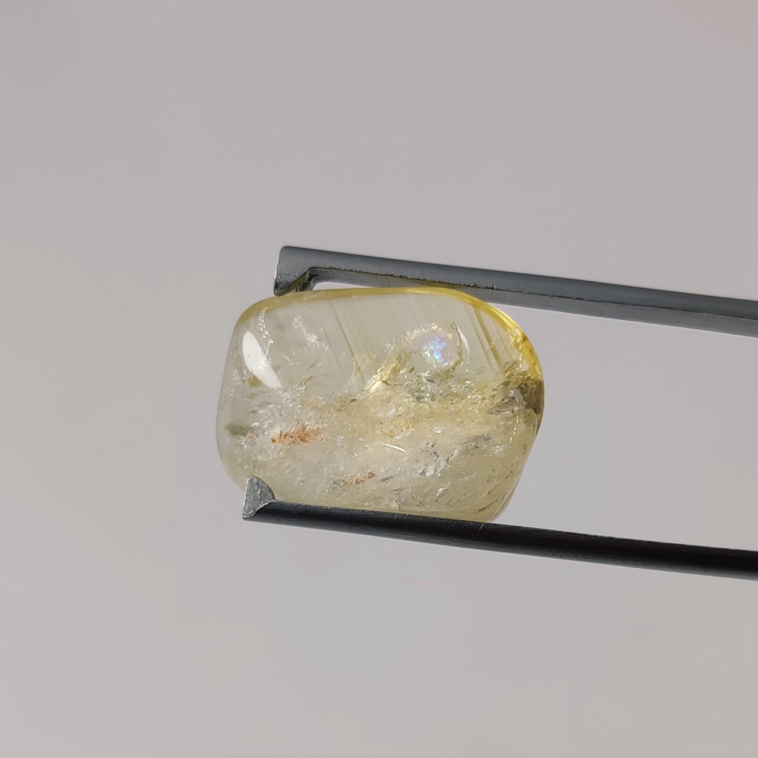 سنگ سیترین تامبلر (صیغلی شده) معدنی کشور برزیل