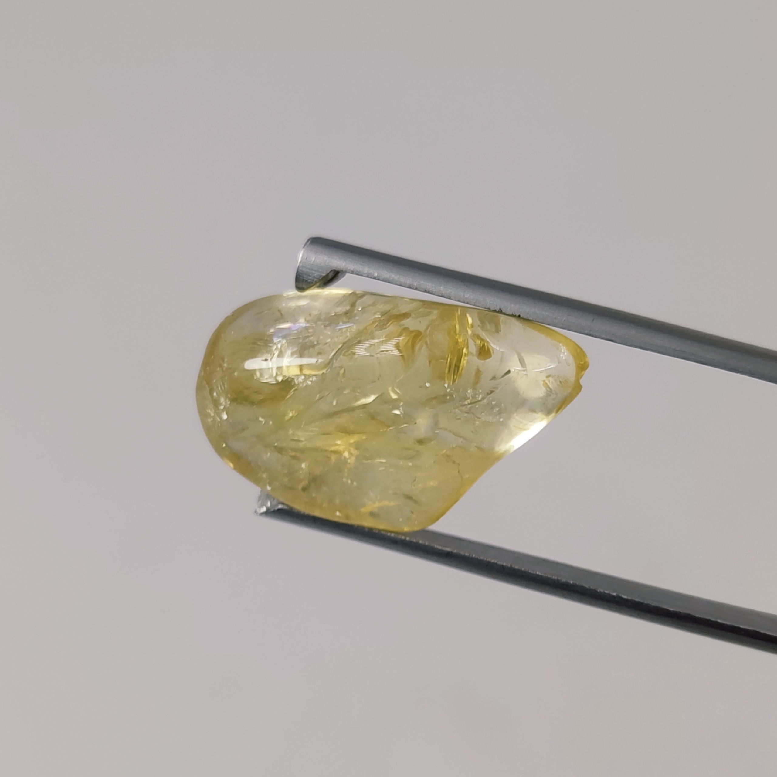 سنگ سیترین تامبلر (صیغلی شده) معدنی کشور برزیل