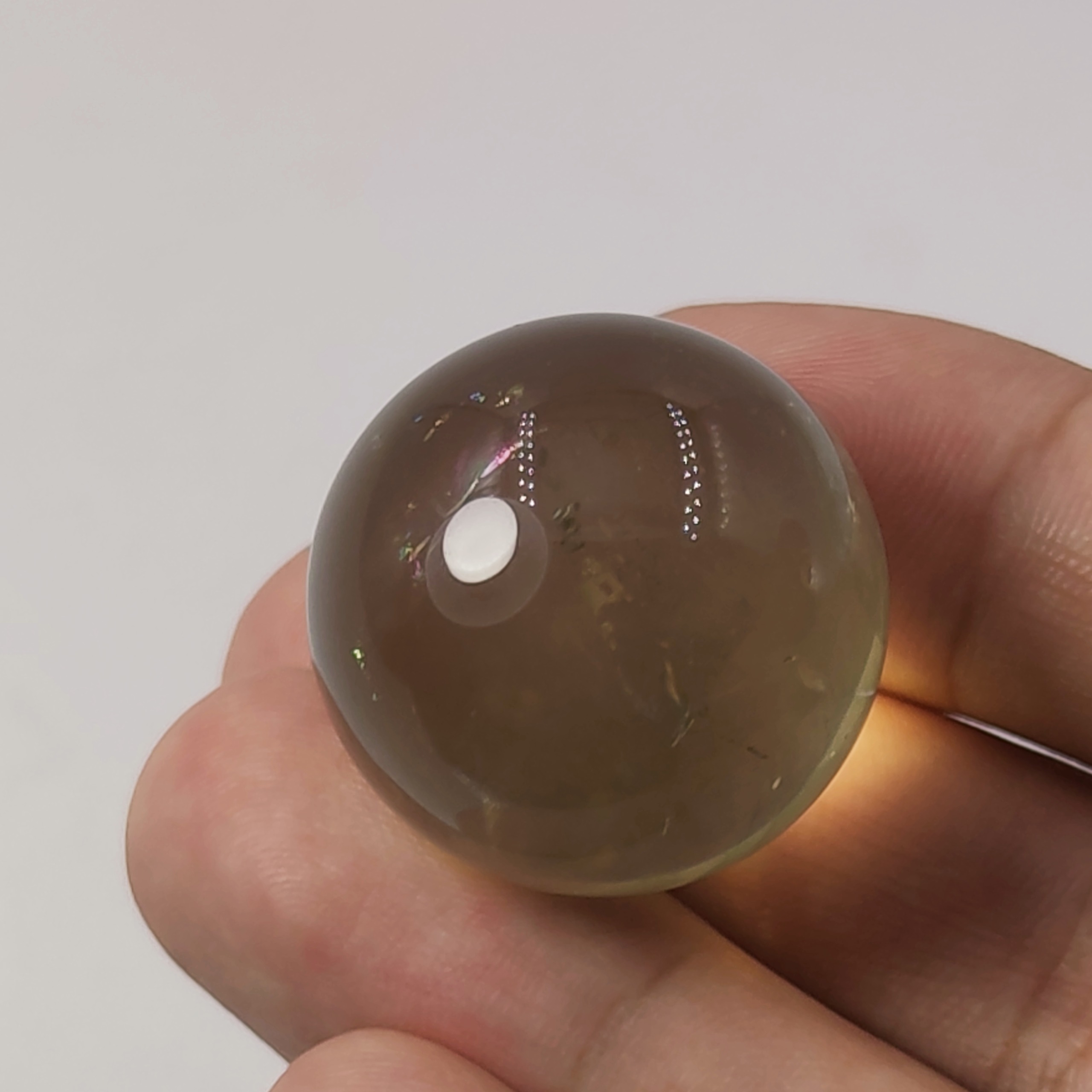 گوی سنگ کوارتز دودی معدنی و طبیعی کشور برزیل