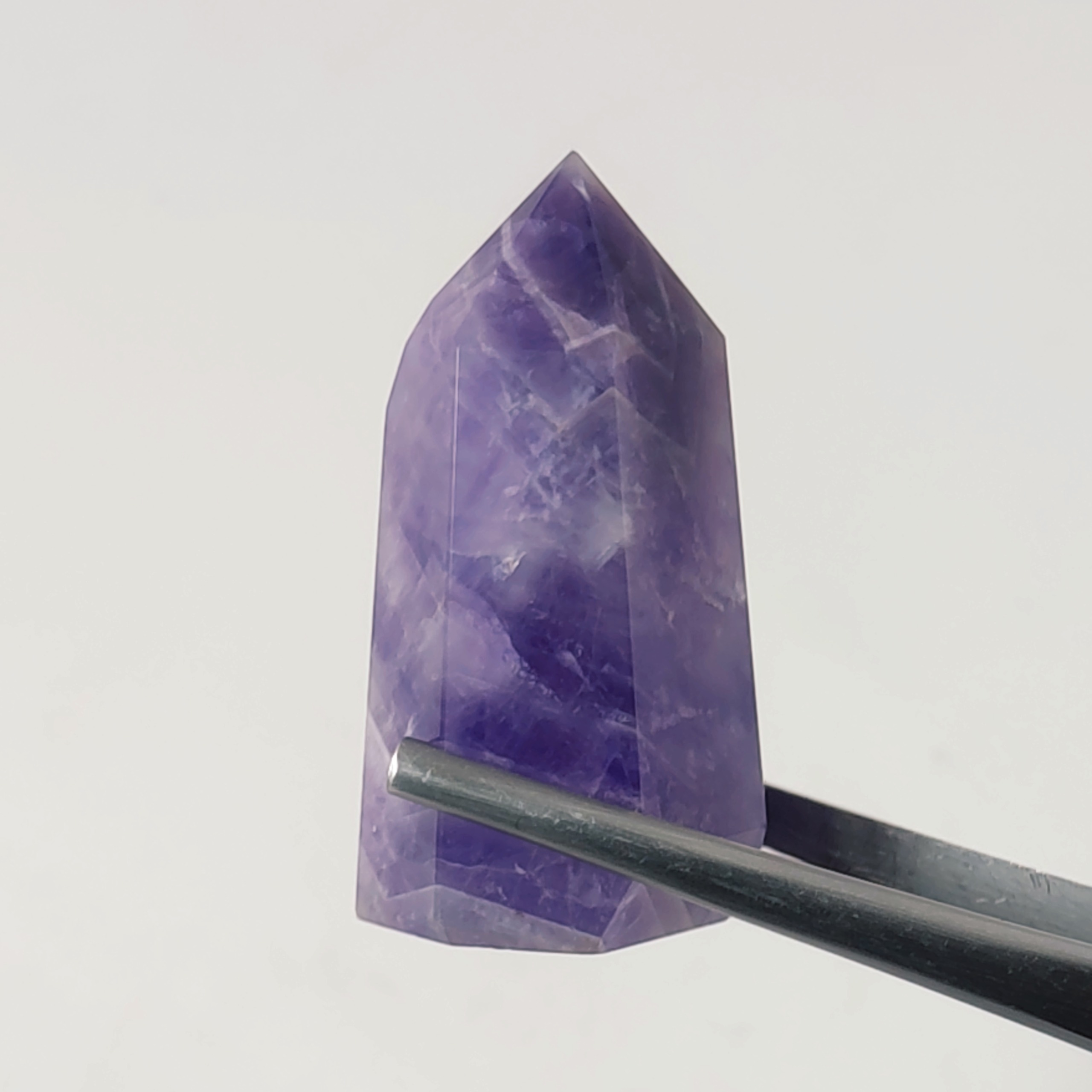 منشور آمیتیست معدنی و طبیعی برزیل (غیر شفاف)