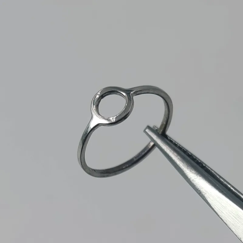 انگشتر زنانه نقره طرح دایره کوچک (مدل مینیمال)