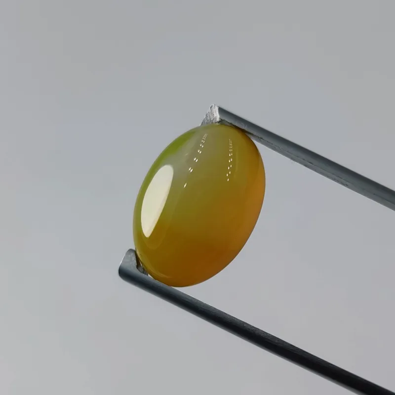 نگین سنگ عقیق زرد معدنی مناسب حکاکی دعای شرف الشمس