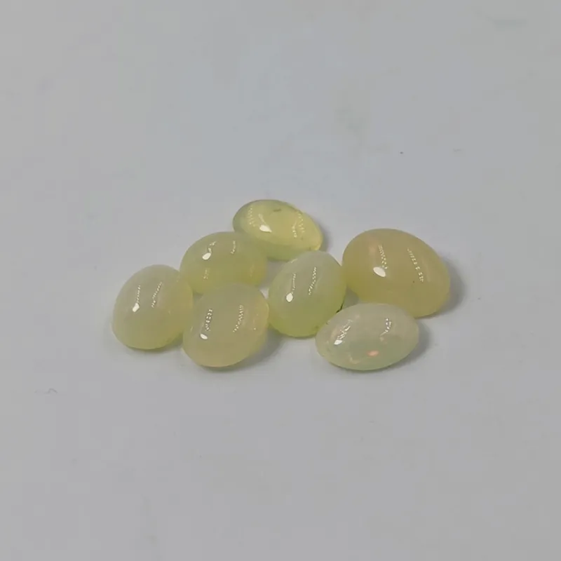 هفت عدد نگین اپال(اوپال)ژله ای معدنی(فاقد تلألو)