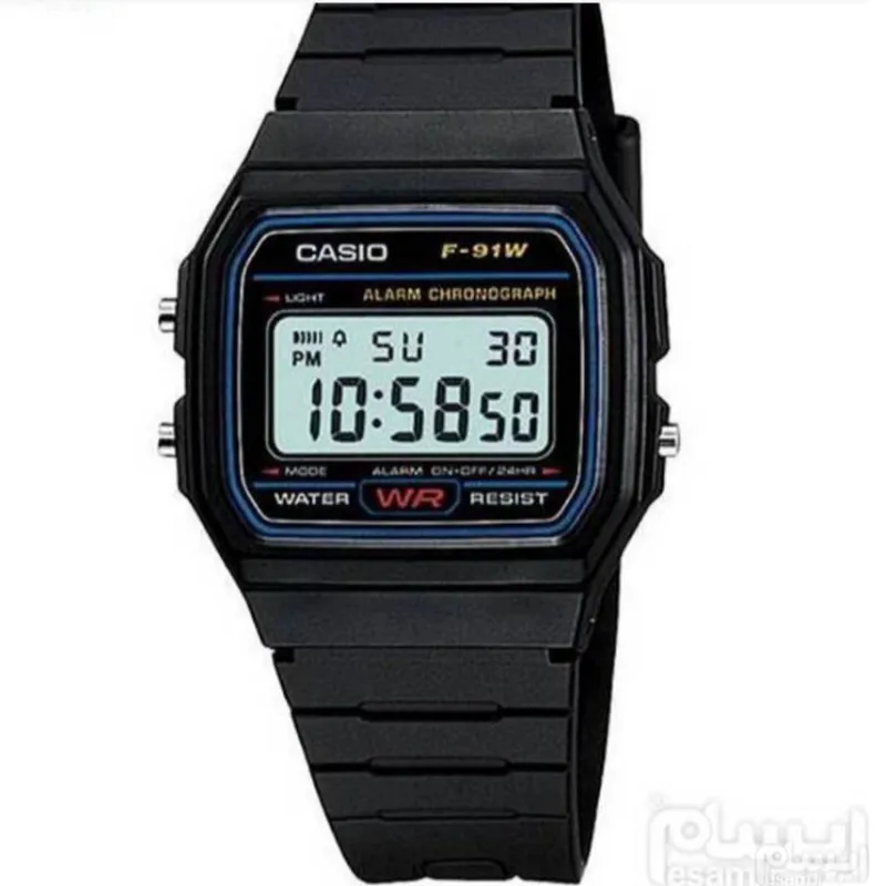 کاسیوf91ساخت مالزی ضداب و نوستالژیک