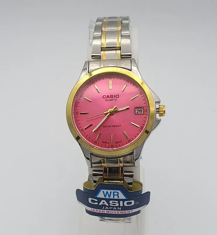 زنانه کاسیو استیل صفحه صورتی