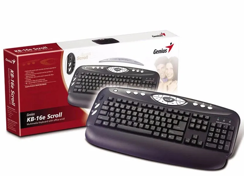 کیبورد اصلی قدیمی جنیوس Genius KB-16e Scroll