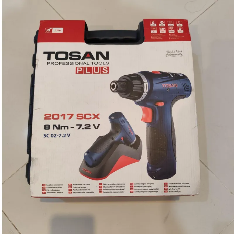 پیچ گوشتی شارژی توسن Tosan