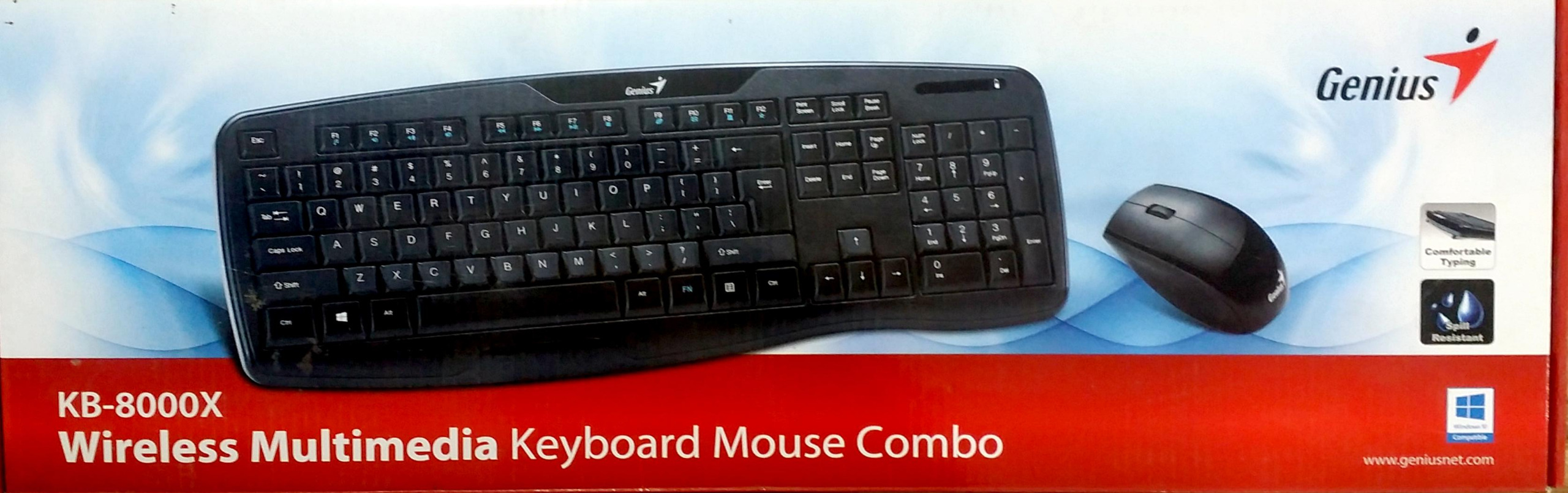 کیبورد و موس نایاب جنیوس KB-8000X