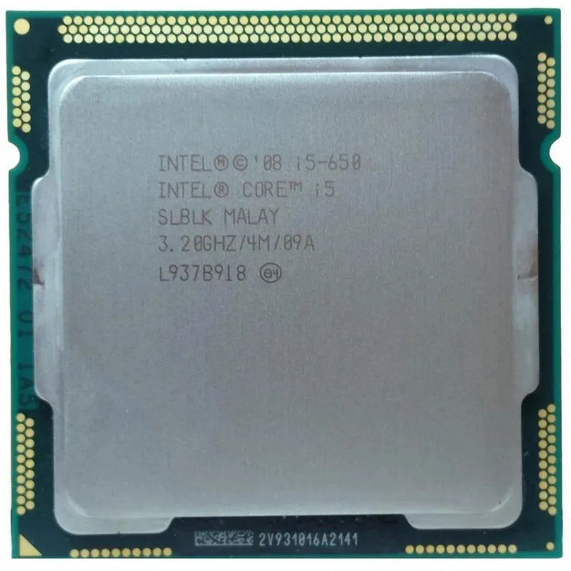 پردازنده نسل یک سوکت 1156 Intel Core i5-650 4MB