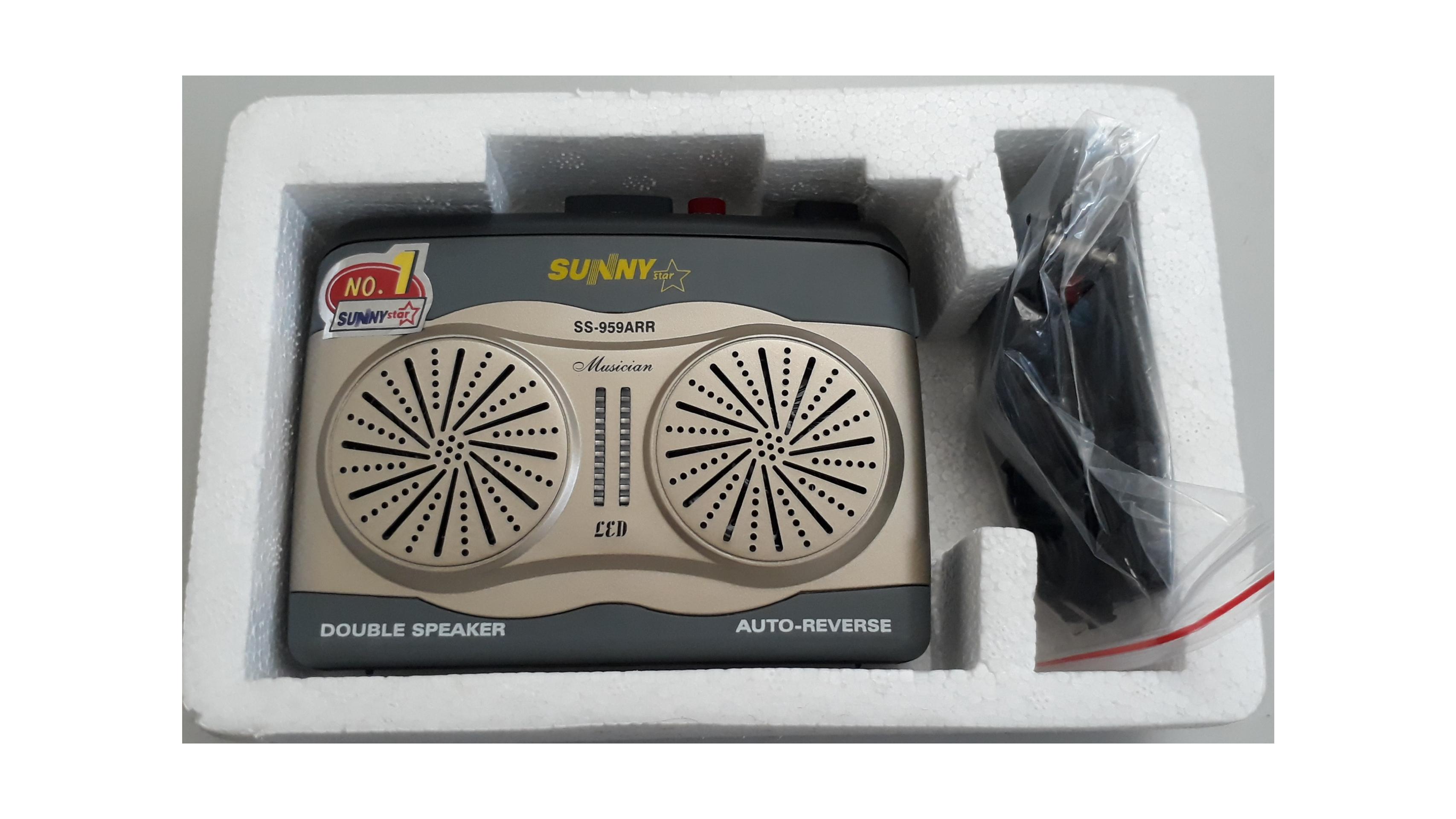 واکمن ضبط و پخش دو لب SUNNY SS-959ARR (نو و آکبند)