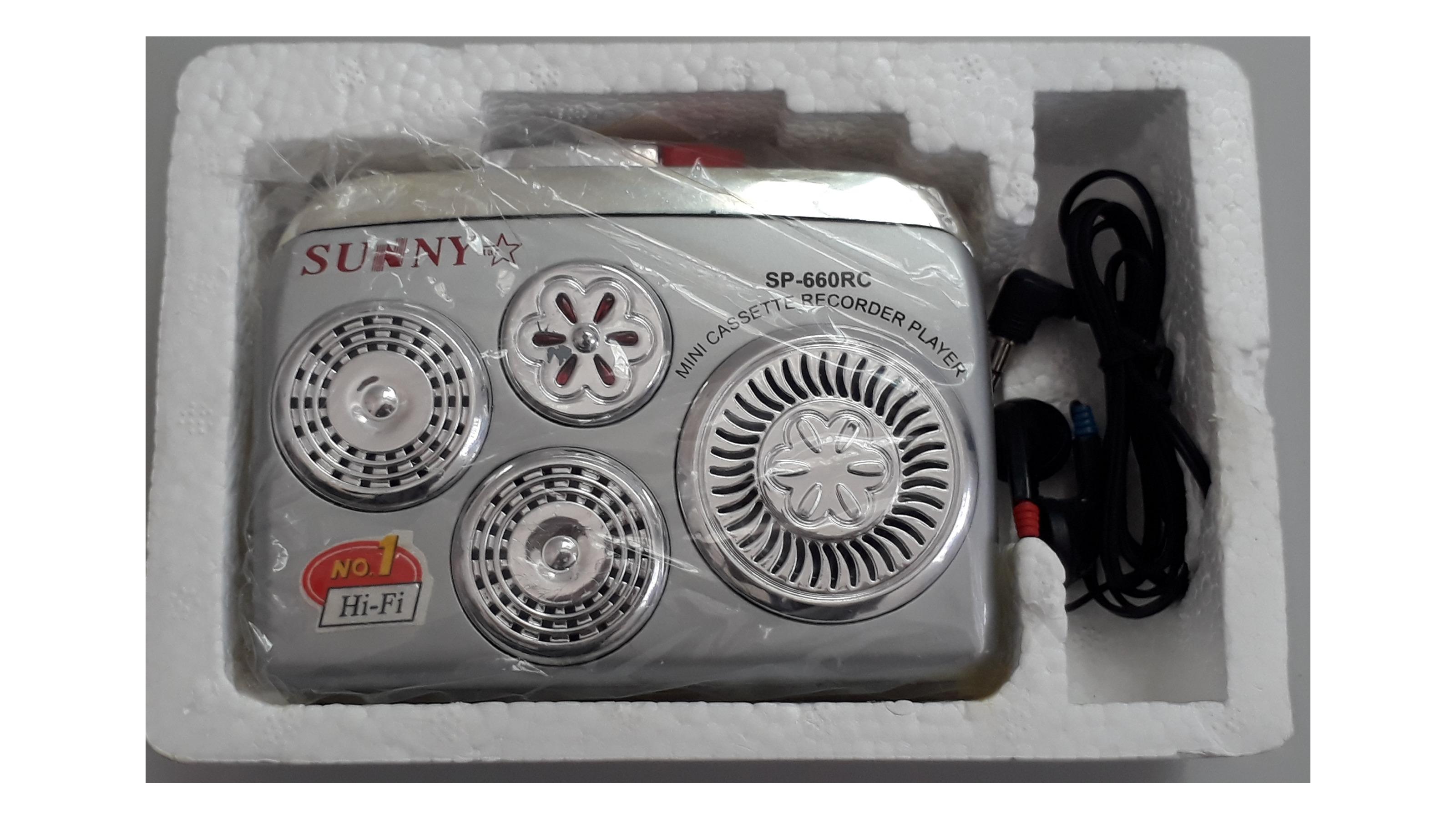 واکمن ضبط و پخش SUNNY SP-660RC (نو و آکبند)