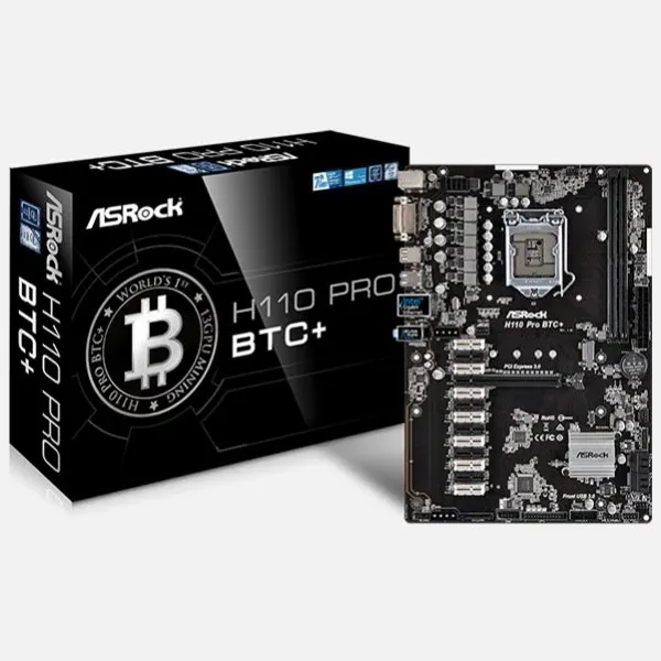 مادربرد آکبند ASRock H110 Pro BTC
