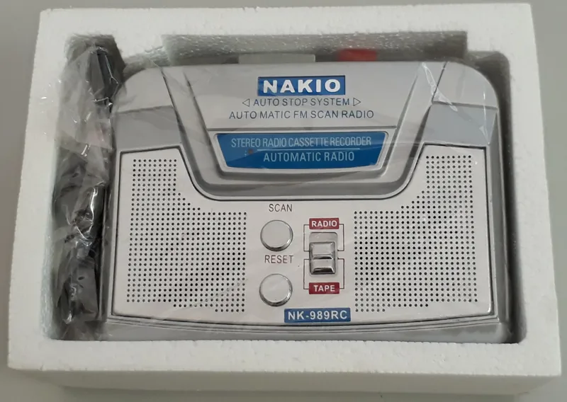 واکمن ضبط و پخش NAKIO NK-989RC نو و آکبند