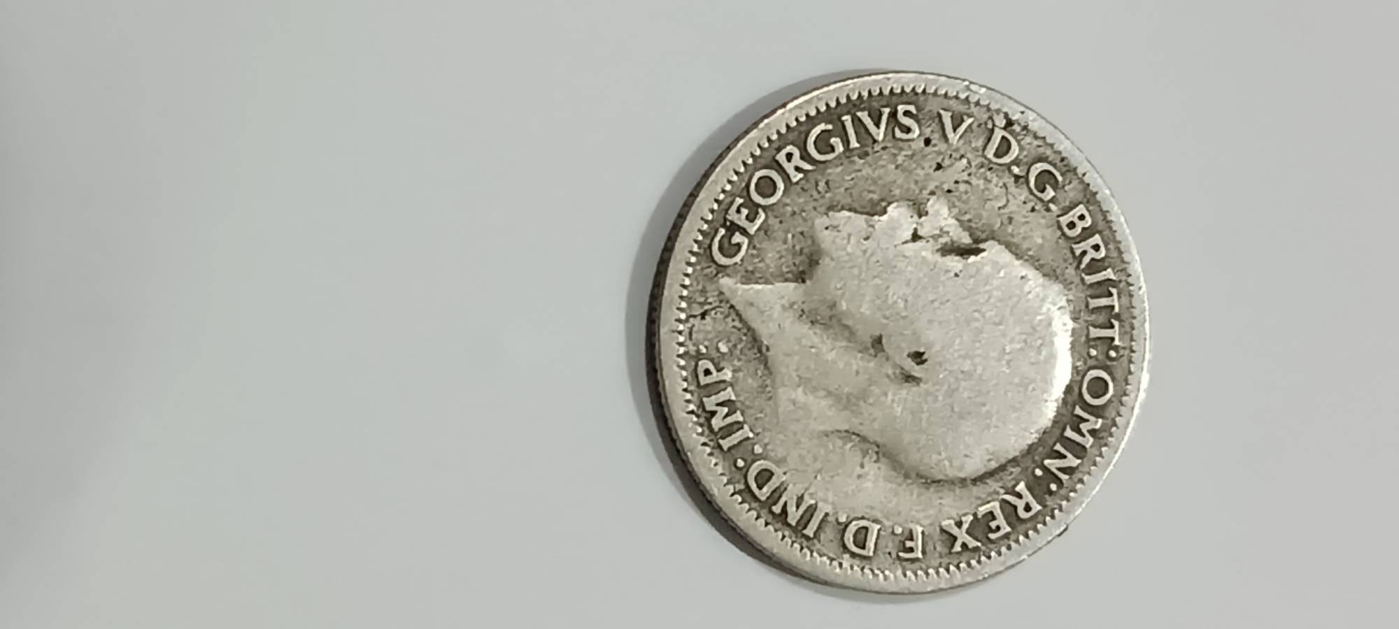 شش پنس نقره جرج پنجم