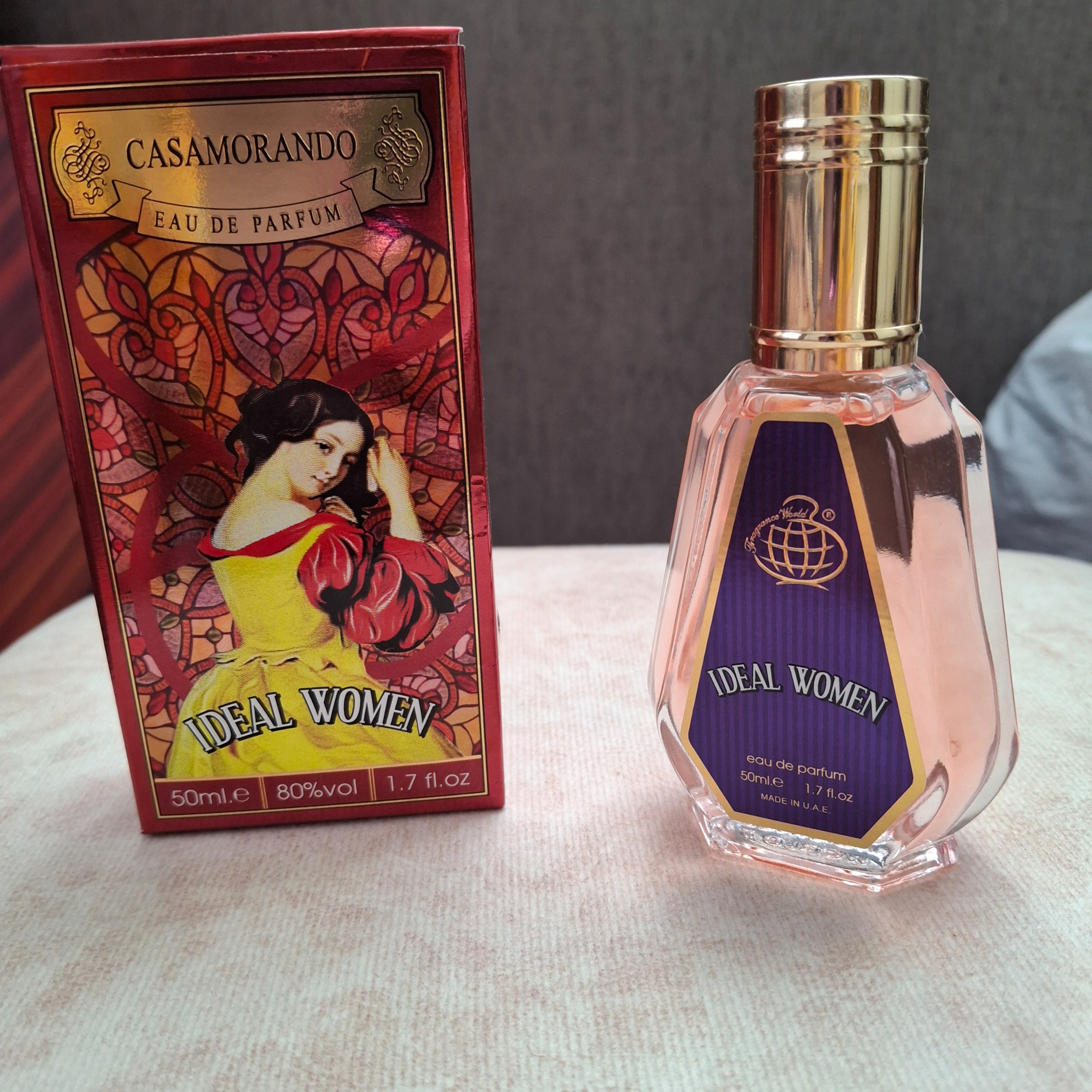 عطر فراگرنس ورد مدل کازاموراتی بوکت ایدل 50 میل
