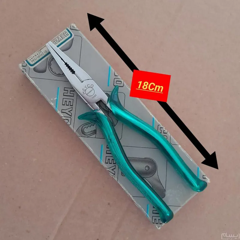 انبردست 7 اینچ دم پهن هِیکو