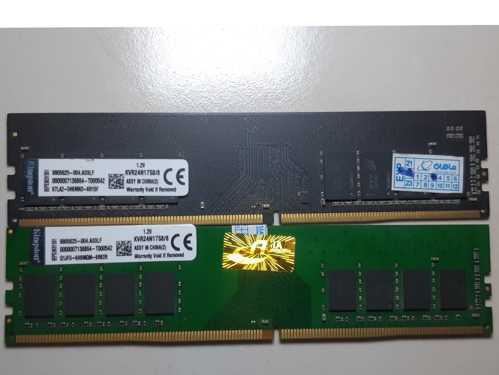 رم ddr4 8g با باس 2400