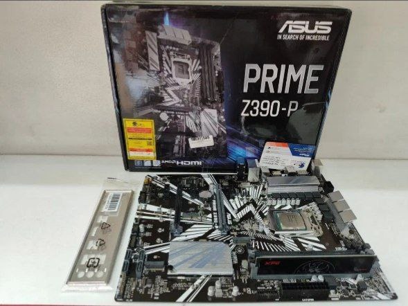 مادربرد ایسوس PRIME Z390-P در حد نو با جعبه