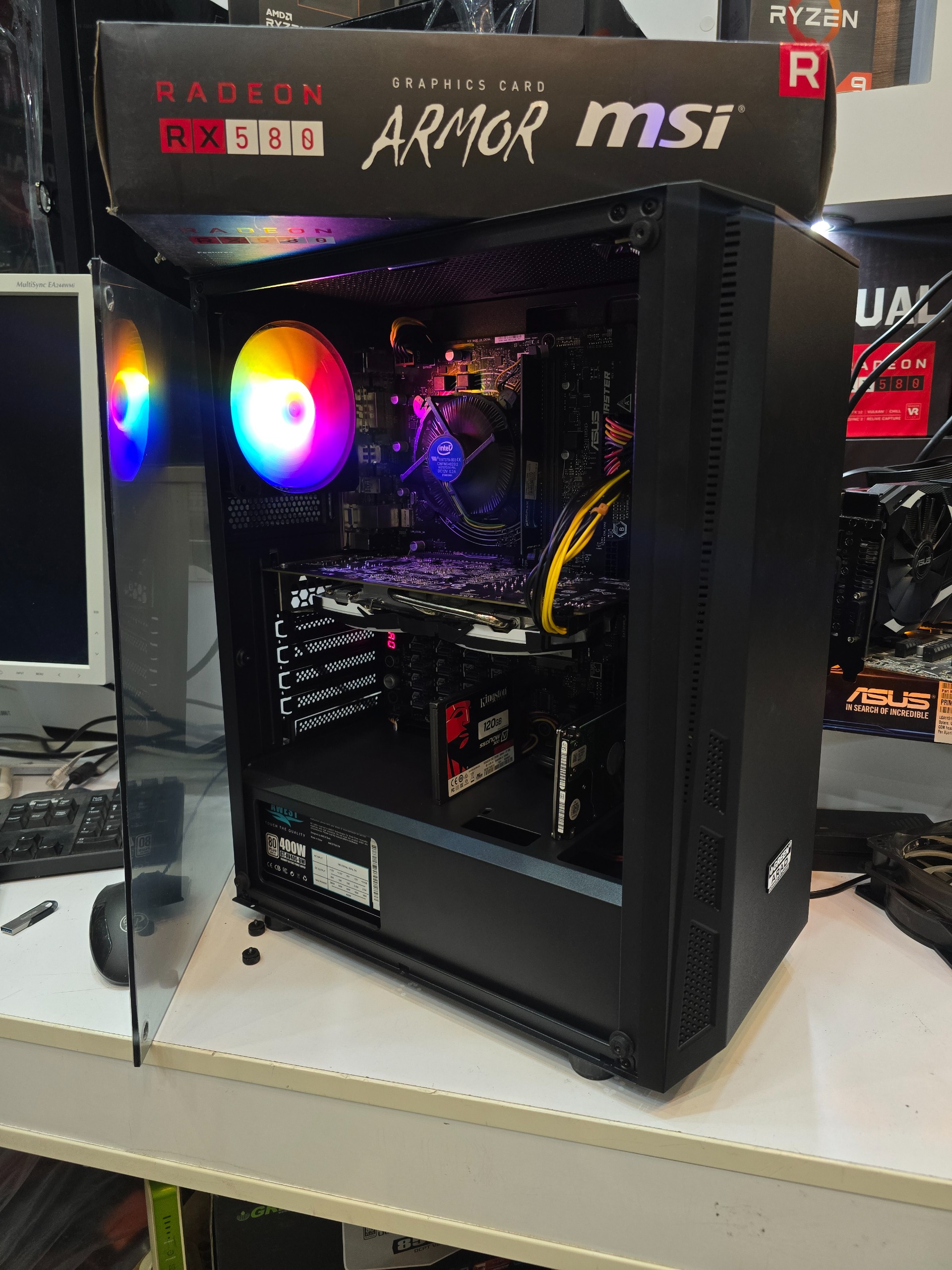 کامپیوتر گیمینگ H370  RX580 | مناسب بازی و ادیت