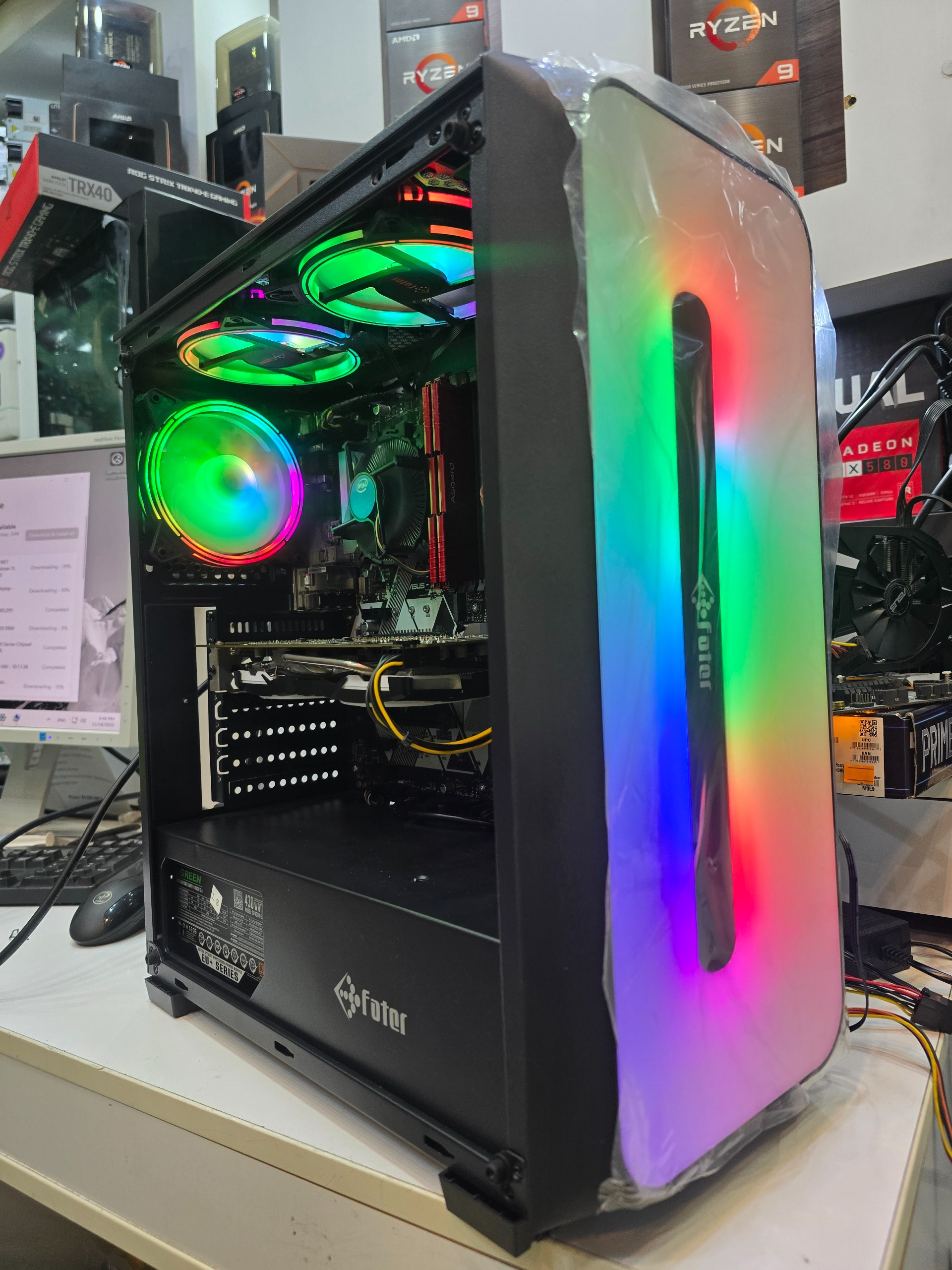 سیستم گیمینگ و رندرینگ حرفهای i5 RX580 نسل نهم