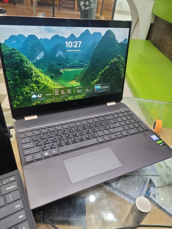 لپ تاپ spectre x360 4k touch i7-10h