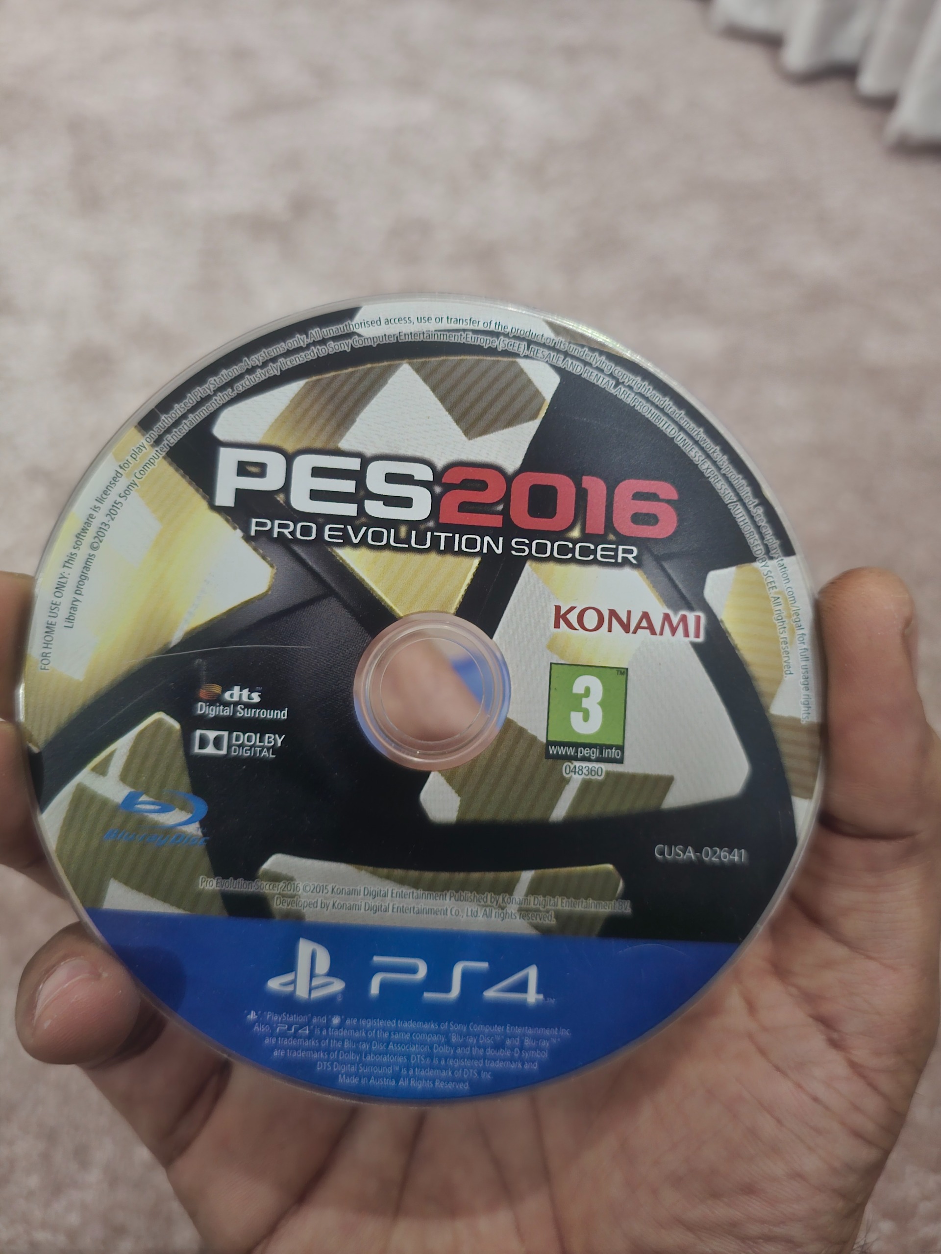 بازی pes2016 مخصوص PS4