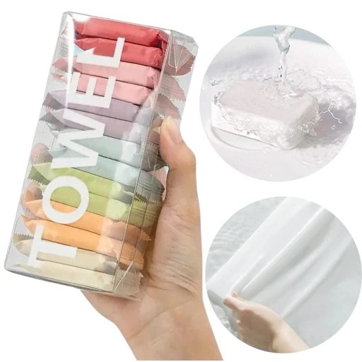 دستمال مسافرتی جادویی شکلاتی Towel