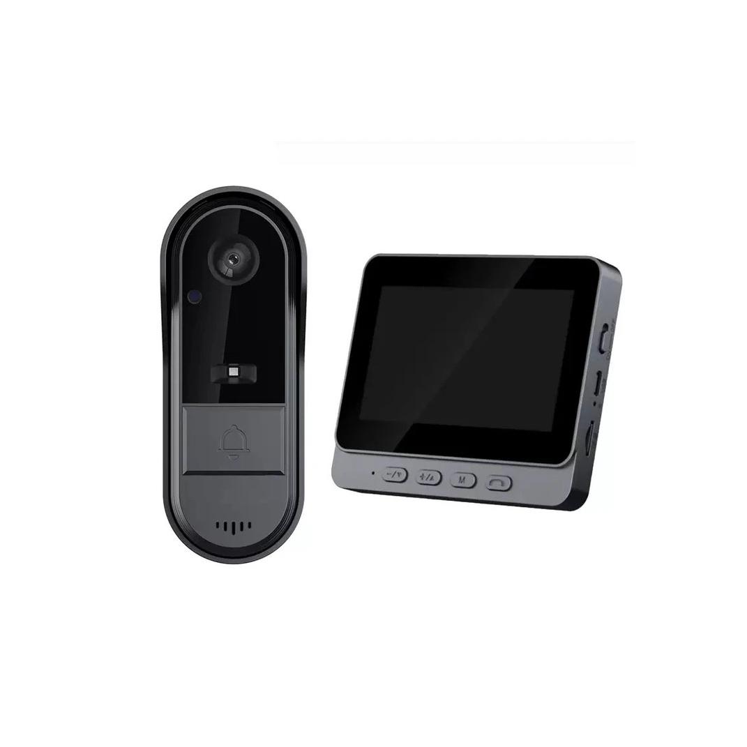 آیفون تصویری و چشمی درب هوشمند شارژی