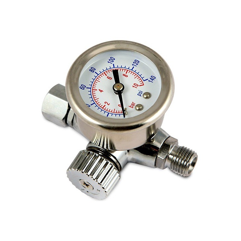 شیر تنظیم باد پیستوله ایتالکو گیج دار عقربه ای FR5