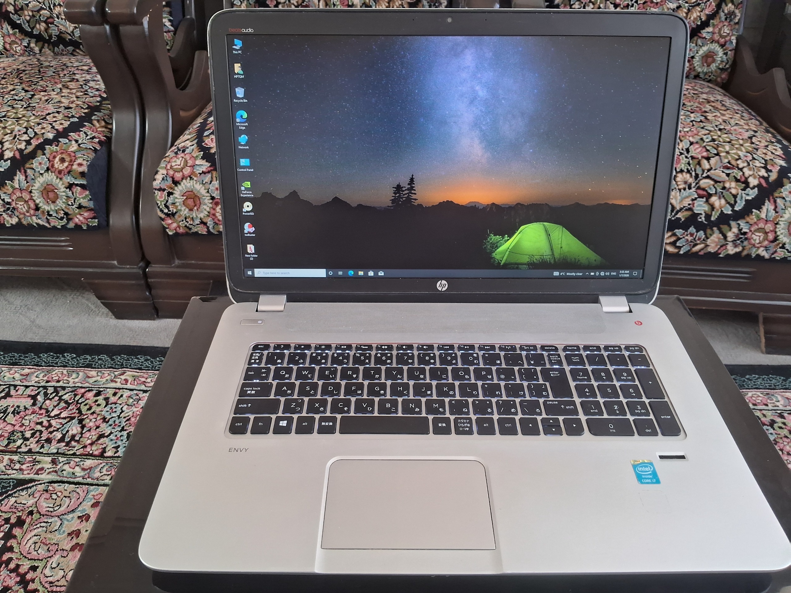 لپ تاپ اچ پی انوی 17