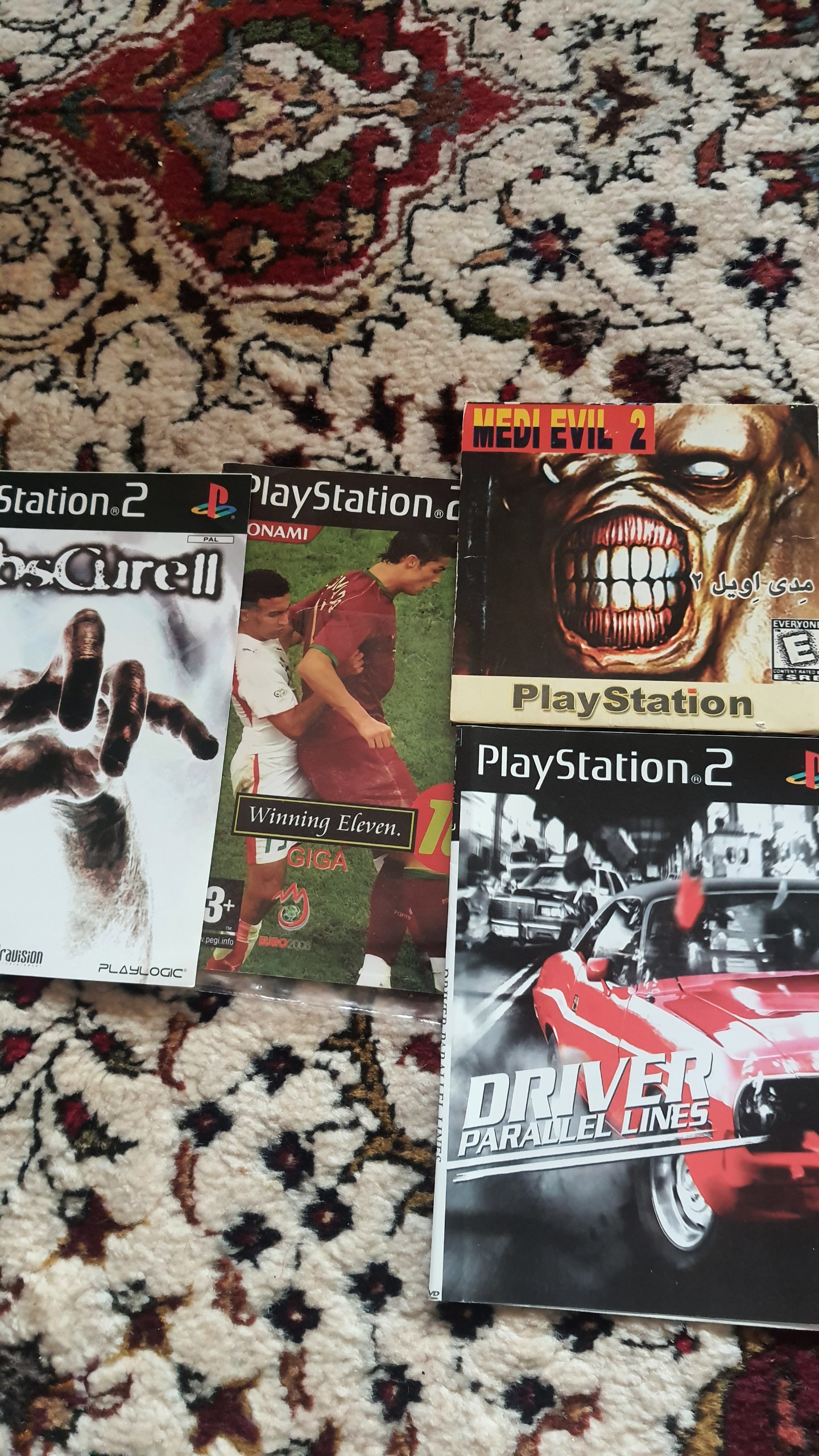 بازی medi evil 2 و 3 کاور بازی ps2