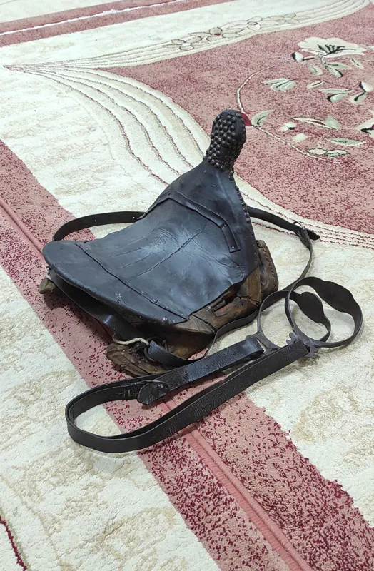 زین اسب و رکاب قدیمی آنتیک کلکسیونی خاص