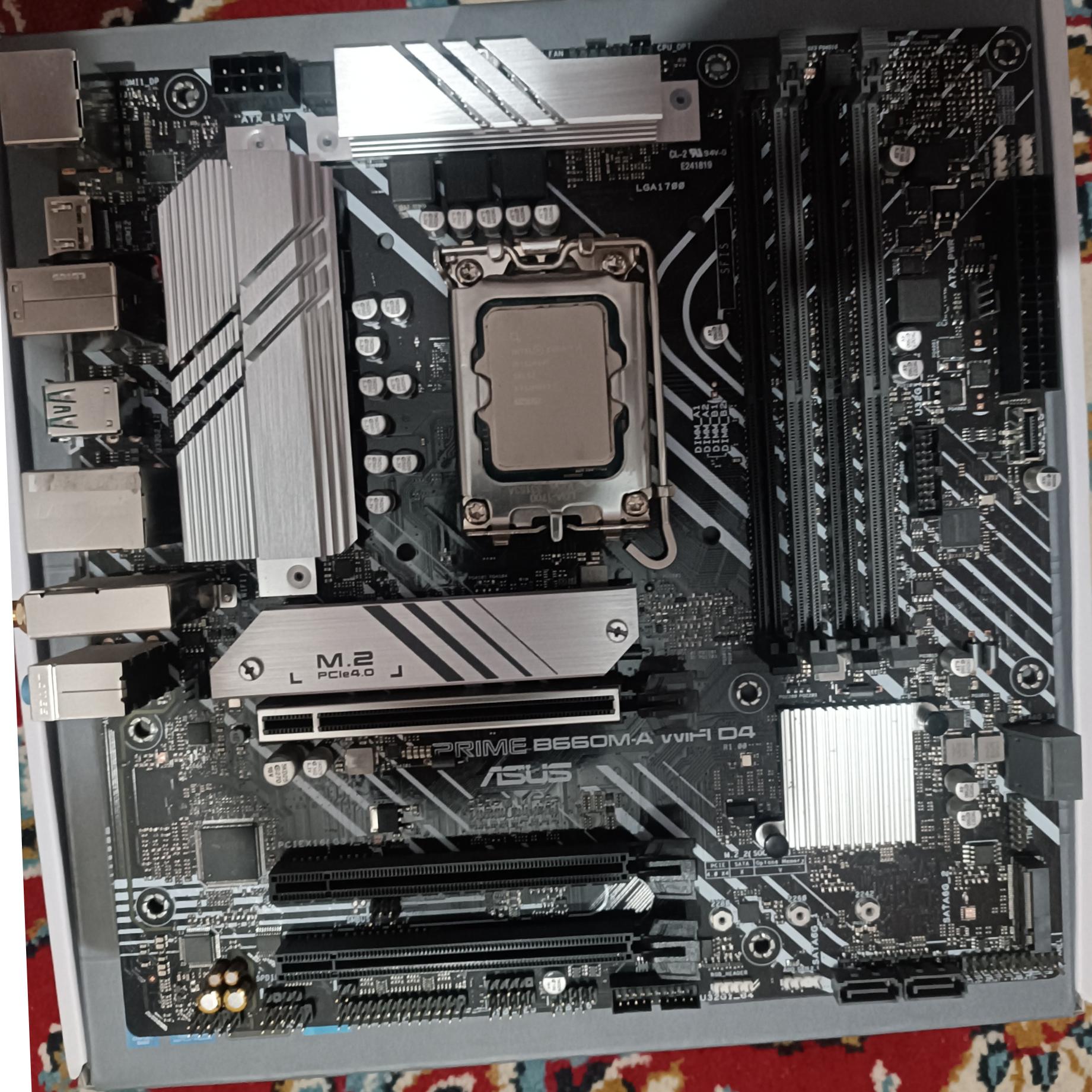 باندل گیمینگ b660 wifi 12400f