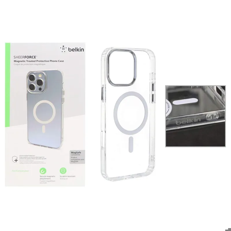 قاب  iPhone 16 Pro Max شفاف مدل belkin