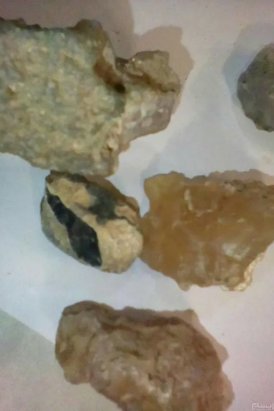 سنگ راف عقیق عسلی ویشمی پک شماره 6