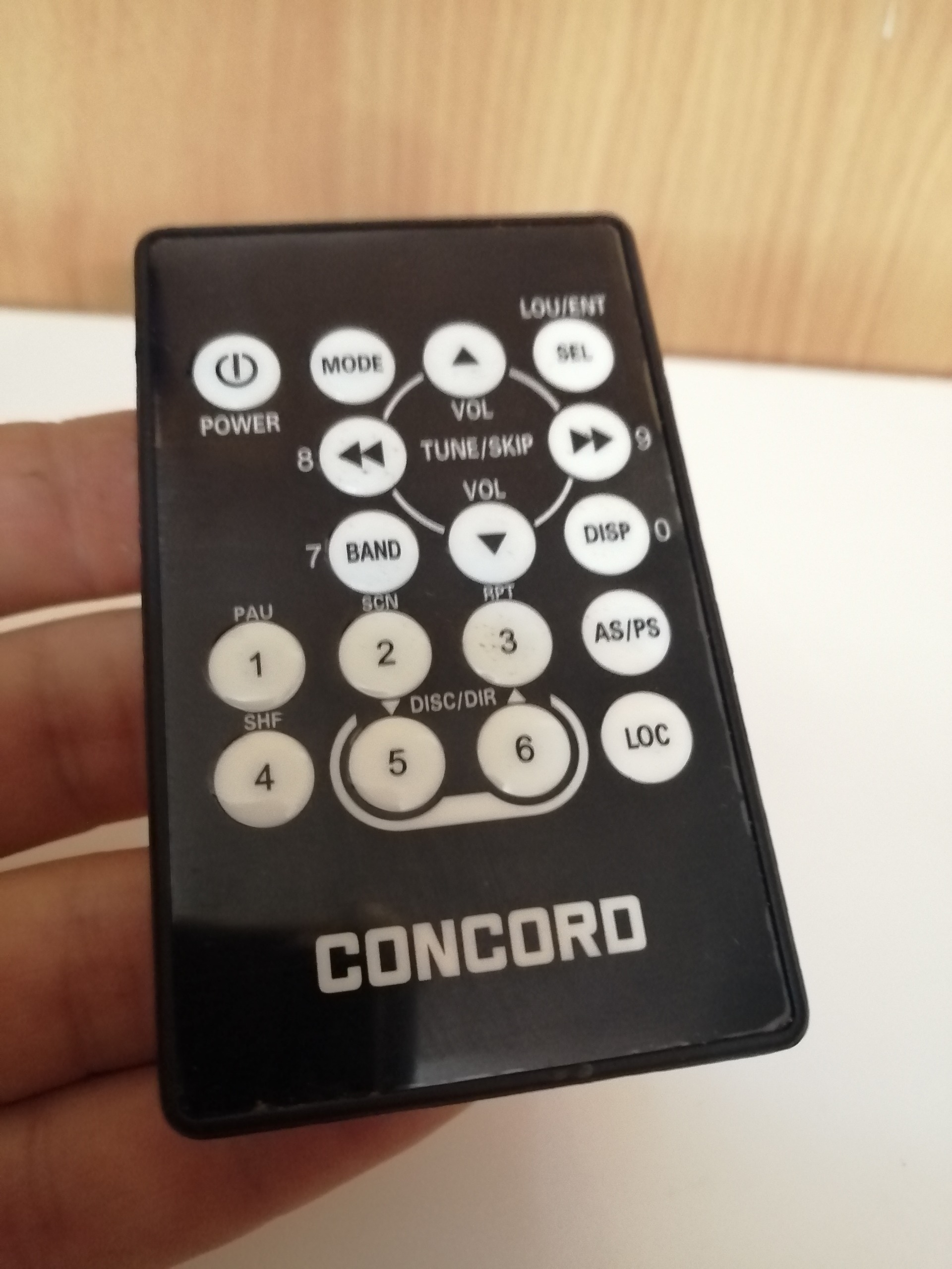 ریموت کنترل فابریک پخش کنکورد CONCORD