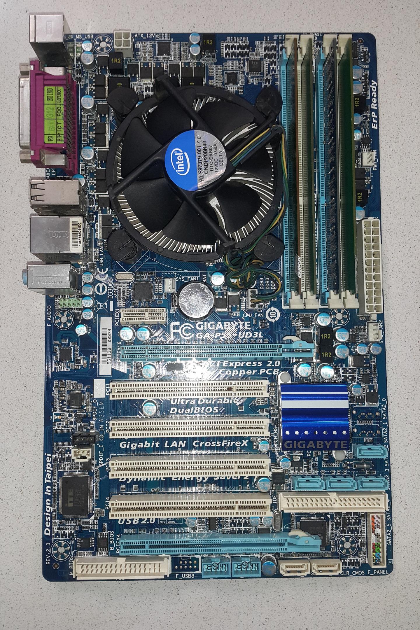 باندل اقتصادی P55 نسل یک 1156 با 8 گیگ رم