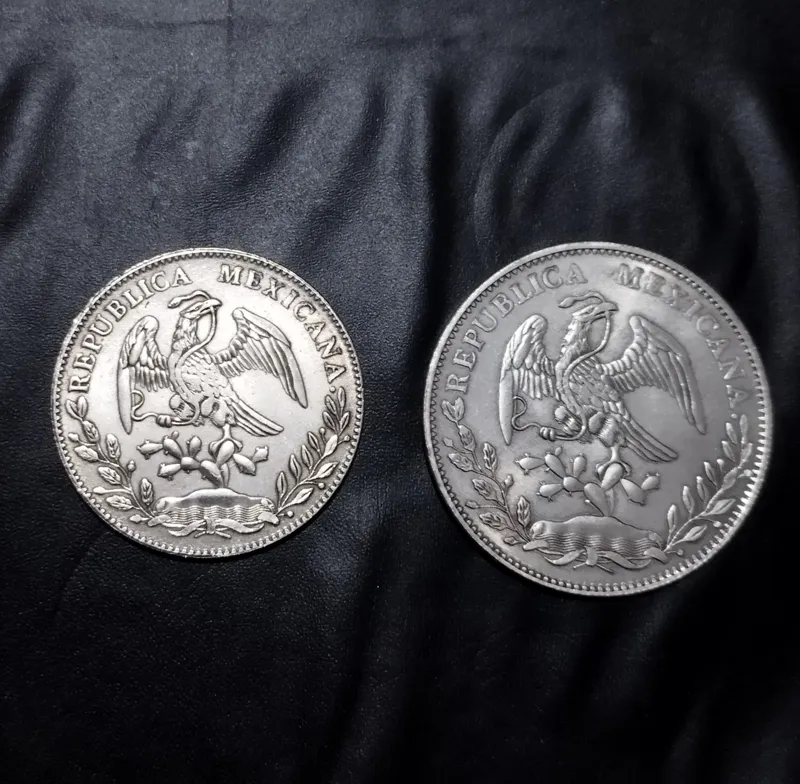 ست سکه های روکش نقره سایز بزرگ و کوچک