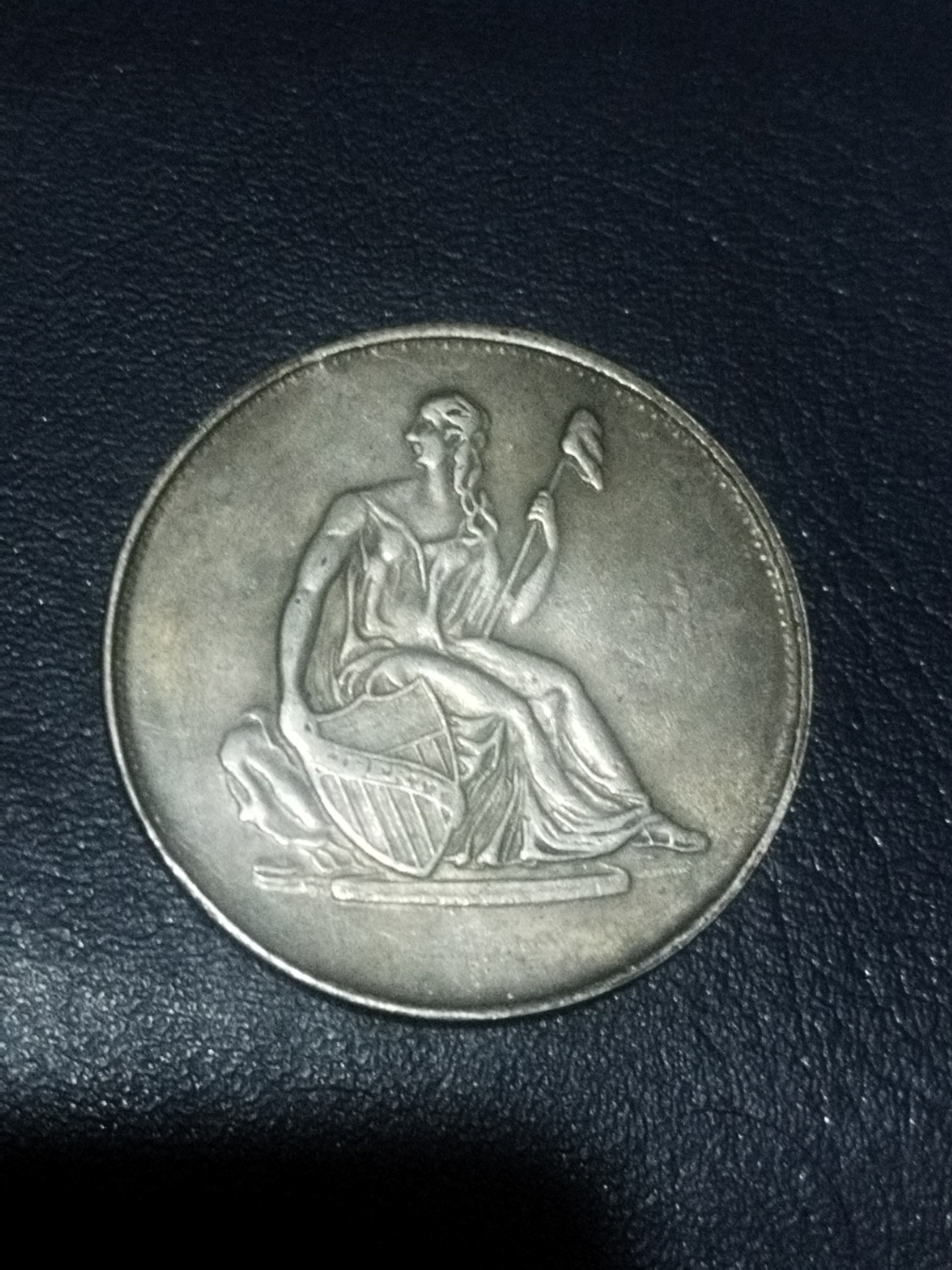 سکه آنتیک شده روکش نقره خارجی