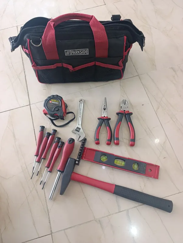 کیف ابزار بامجموعه ابزار پارکساید
